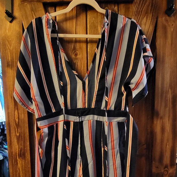 Red, white and blue jumpsuit - Picture 2 of 3